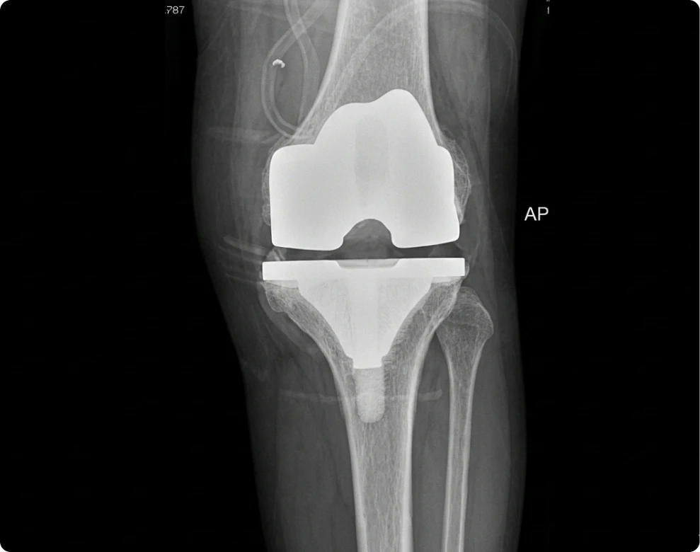 Artroplastia de joelho?