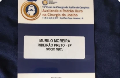 Dr. Murilo Moreira participa do 15º Curso de Cirurgia do Joelho de Campinas
