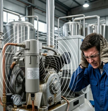 Causas do barulho no Compressor de Ar