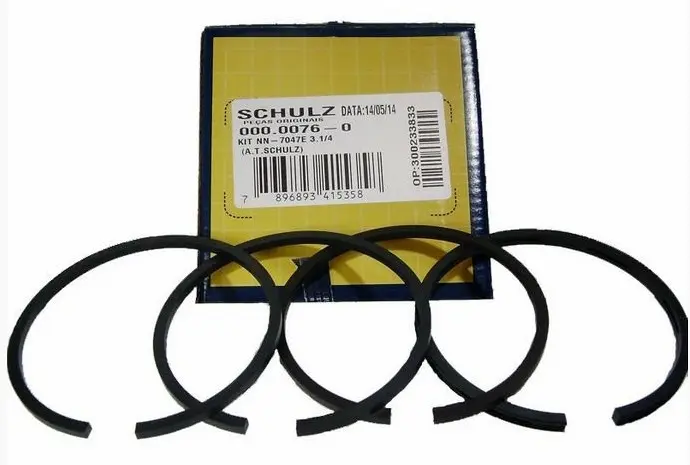KIT ANEL DE PISTÃO PARA COMPRESSOR SCHULZ - 000.0076-0