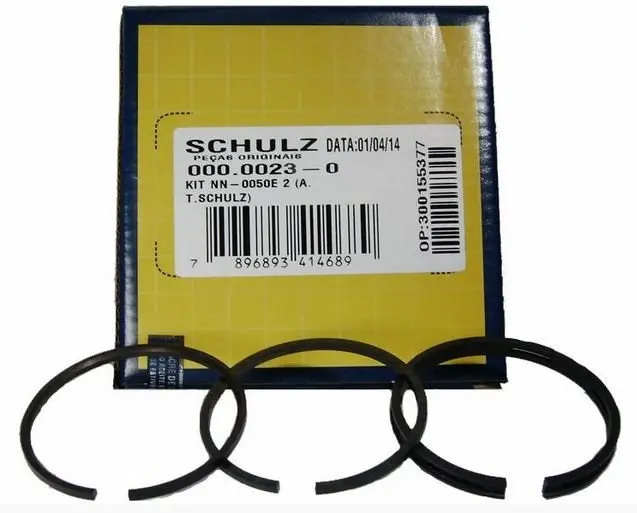 KIT ANEL DE PISTÃO PARA COMPRESSOR SCHULZ