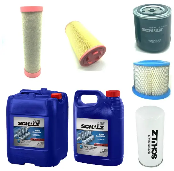 Kit manutenção preventiva para compressor parafuso SRP 4100E