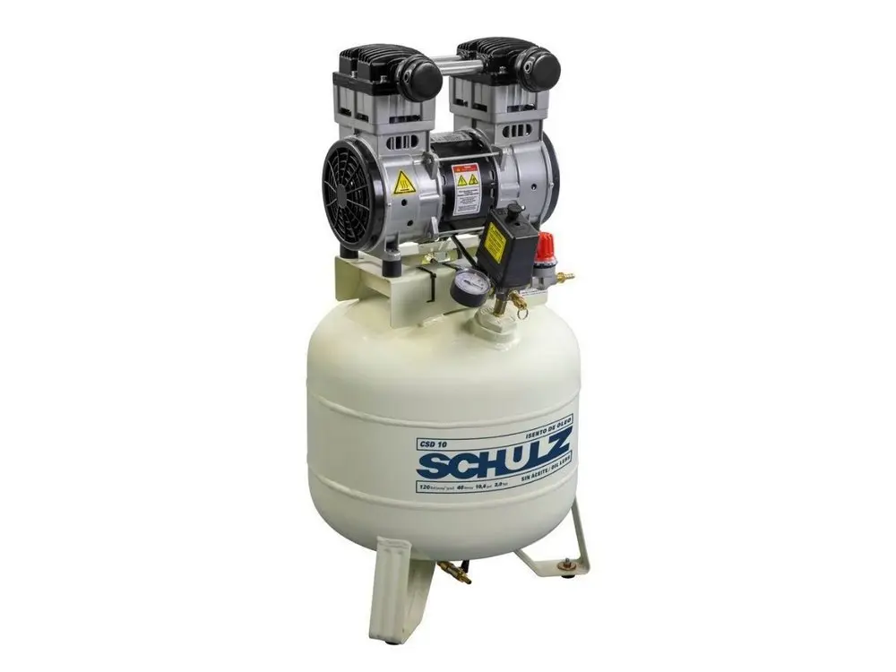 COMPRESSOR DE AR DE PISTÃO ISENTO DE ÓLEO - CSD 10/40